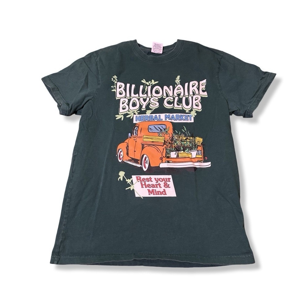 Billionaire Boys Club Herbal Market Graphic Tee Green Size Large Streetwear